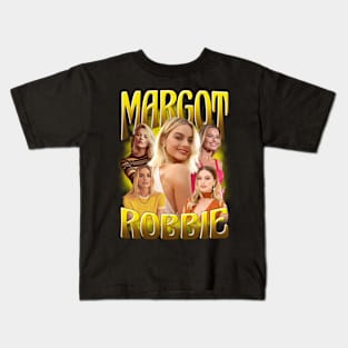 RETRO VINTAGE MARGOT ROBBIE BOOTLEG STYLE Kids T-Shirt